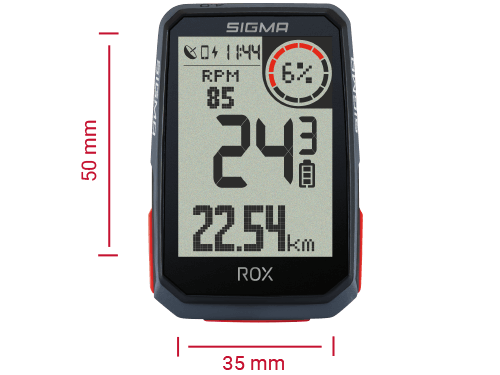 Sigma ROX 4.0 Fahrrad-Navi Fahrrad GPS, GLONASS, spritzwassergeschützt –  Conrad Electronic Schweiz