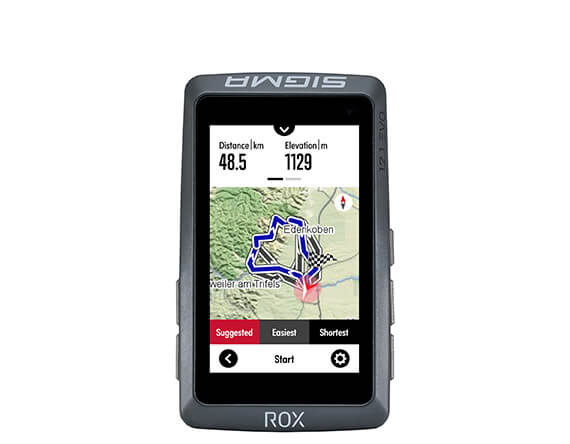 SIGMA ROX 12.1 Evo GPS bike computer white